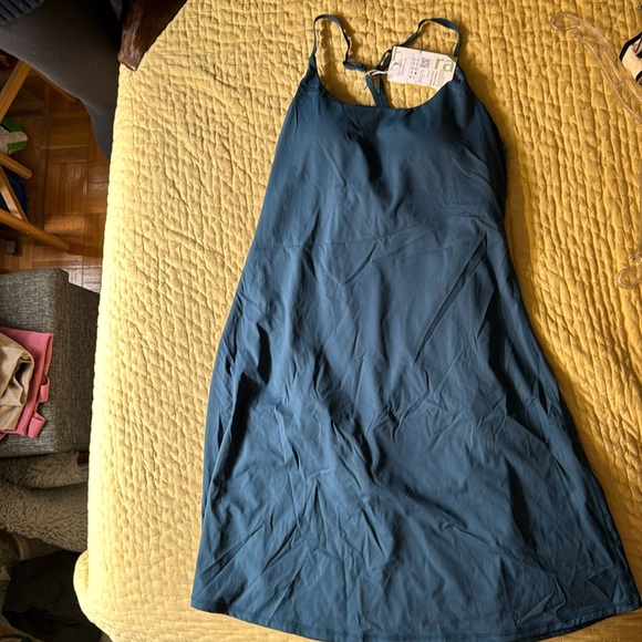 Halara Softlyzero Oxford Blue Sport Dress with undershorts - Picture 1 of 8